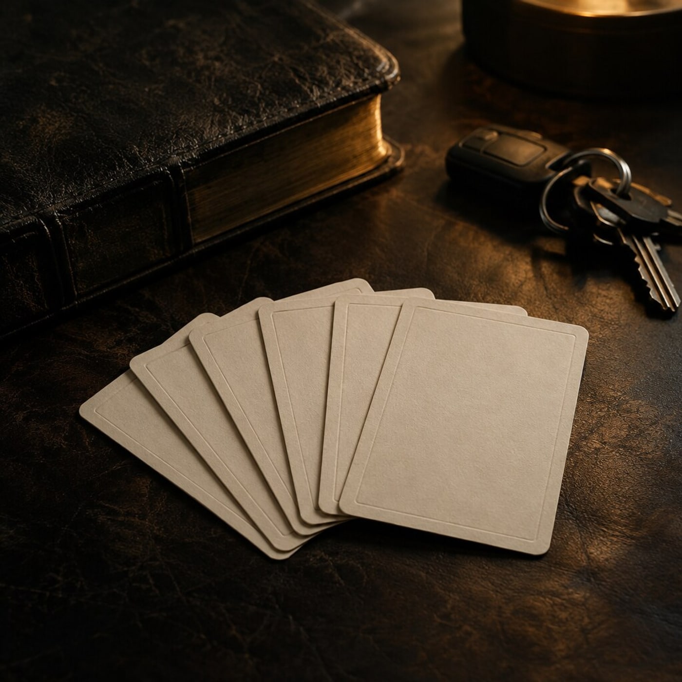 A fanned set of Still Strong scripture pocket cards