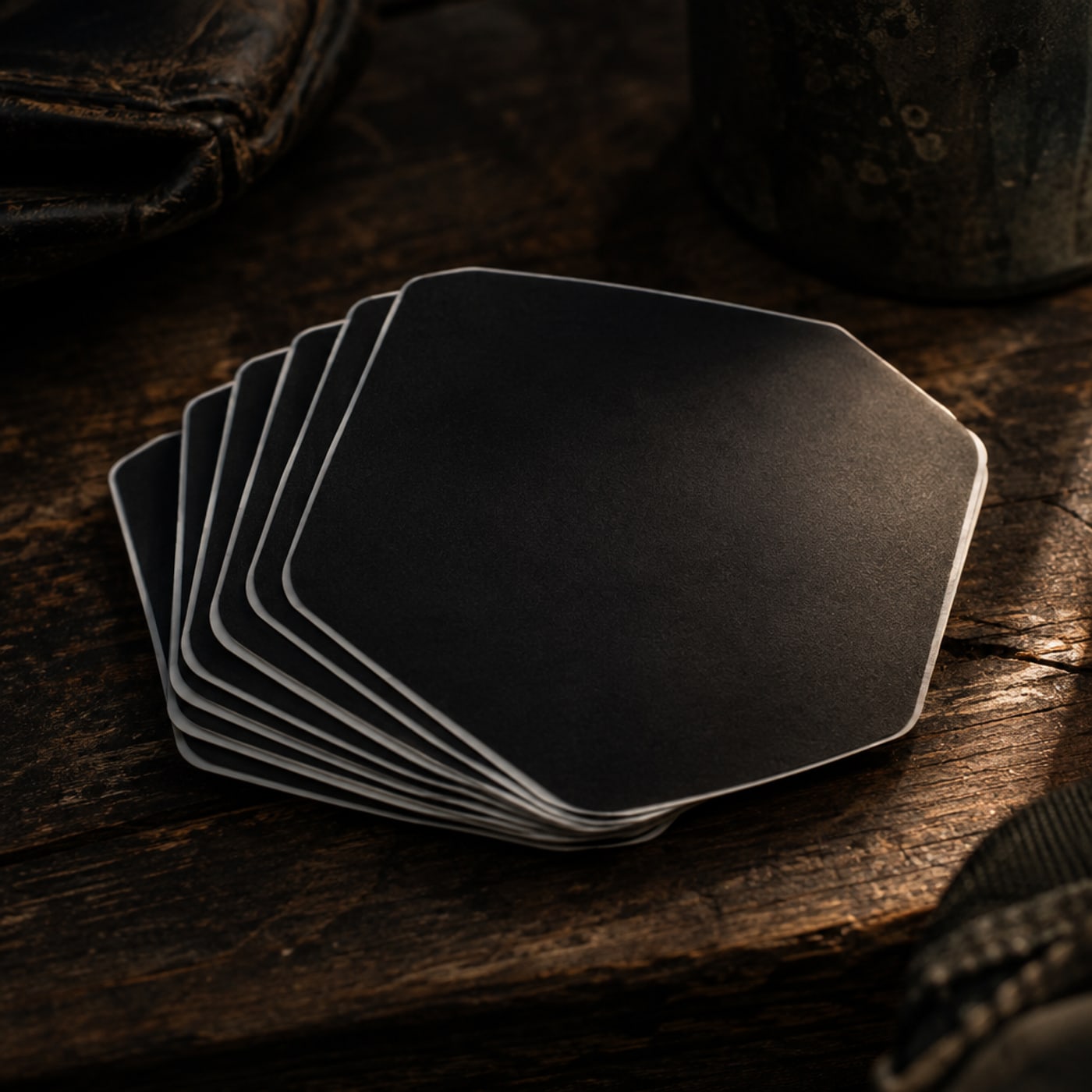 A fanned stack of Still Strong die-cut vinyl stickers